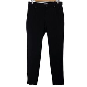 KARL Lagerfeld black trouser pants stretchy jersey jeans style medium rise size8